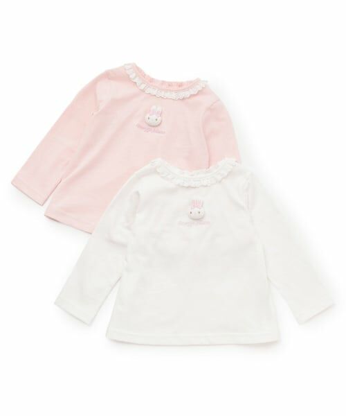 mezzo piano / メゾピアノ Tシャツ | ウサギマスコットつき長袖Tシャツ | 詳細6