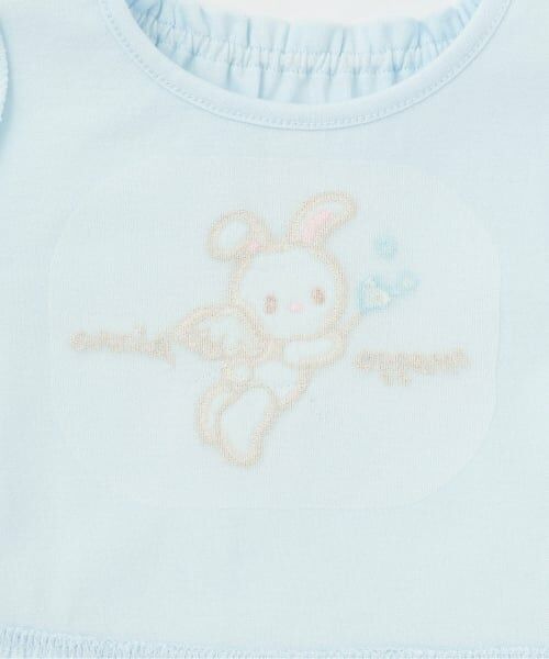 mezzo piano / メゾピアノ Tシャツ | エンジェルウサギ裾フリル　長袖Tシャツ | 詳細4