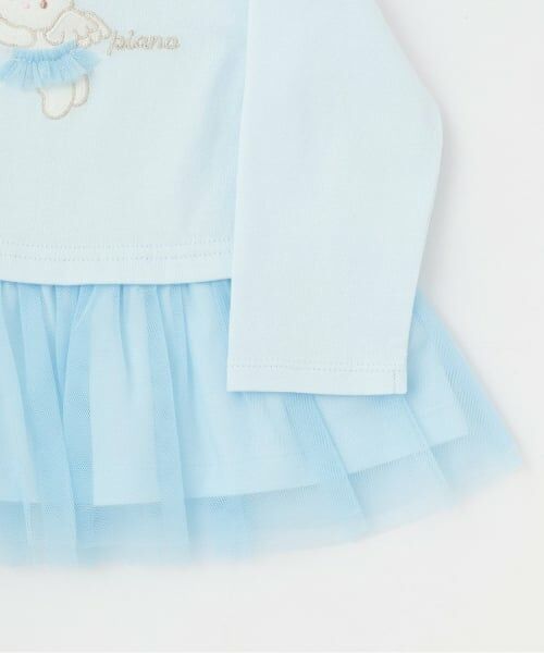 mezzo piano / メゾピアノ Tシャツ | エンジェルウサギ裾フリル　長袖Tシャツ | 詳細5