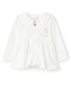 mezzo piano / メゾピアノ パーカー | ウサギマスコット付うさ耳ジップカーディガン