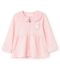 mezzo piano / メゾピアノ パーカー | ウサギマスコット付うさ耳ジップカーディガン