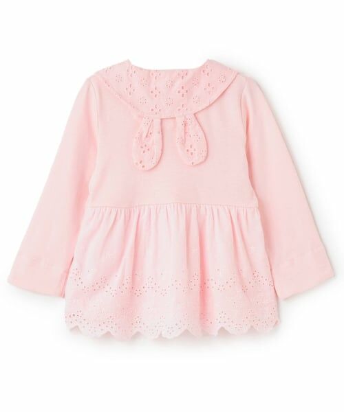 mezzo piano / メゾピアノ パーカー | ウサギマスコット付うさ耳ジップカーディガン | 詳細1