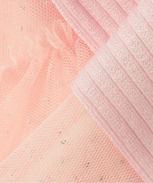 mezzo piano / メゾピアノ ミニ丈・ひざ丈ワンピース | メゾピアノロゴ刺しゅうチュールワンピース＆ブルマセット | 詳細11