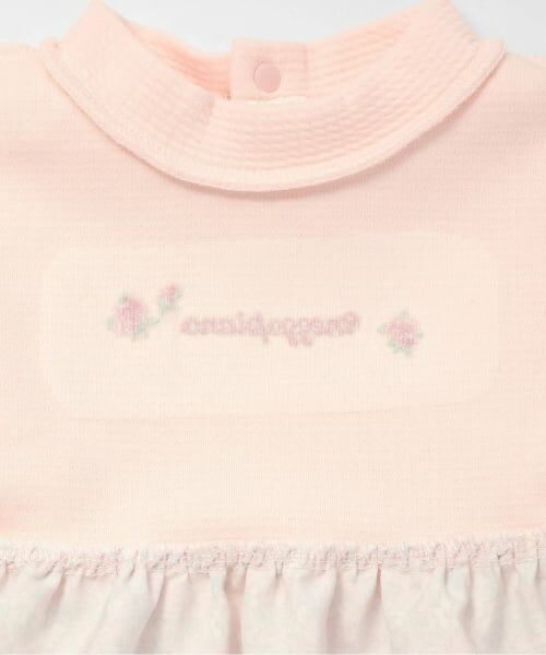 mezzo piano / メゾピアノ ミニ丈・ひざ丈ワンピース | リトルフラワー柄ドッキングワンピース | 詳細4