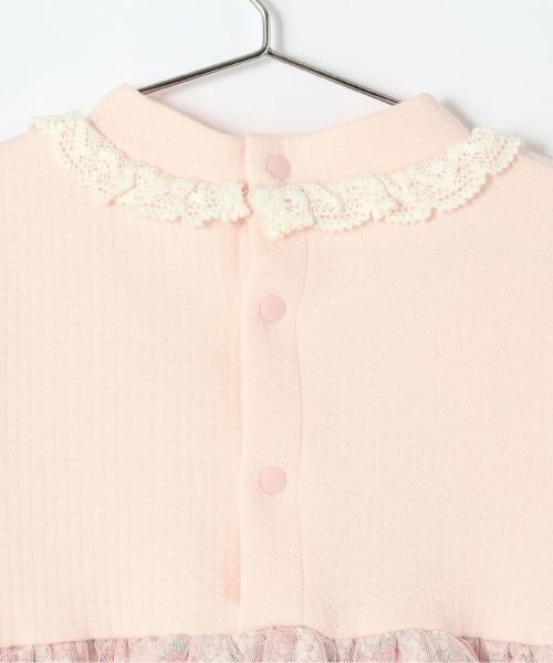 mezzo piano / メゾピアノ ミニ丈・ひざ丈ワンピース | リトルフラワー柄ドッキングワンピース | 詳細8