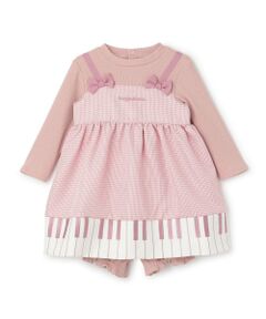 mezzo piano / メゾピアノ ミニ丈・ひざ丈ワンピース | ピアノワンピース　＆ブルマセット