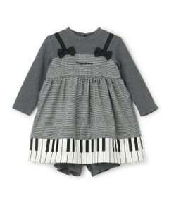 mezzo piano / メゾピアノ ミニ丈・ひざ丈ワンピース | ピアノワンピース　＆ブルマセット