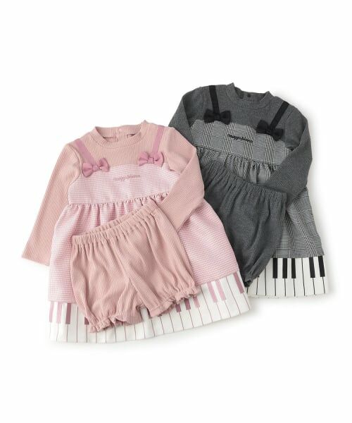 mezzo piano / メゾピアノ ミニ丈・ひざ丈ワンピース | ピアノワンピース　＆ブルマセット | 詳細10