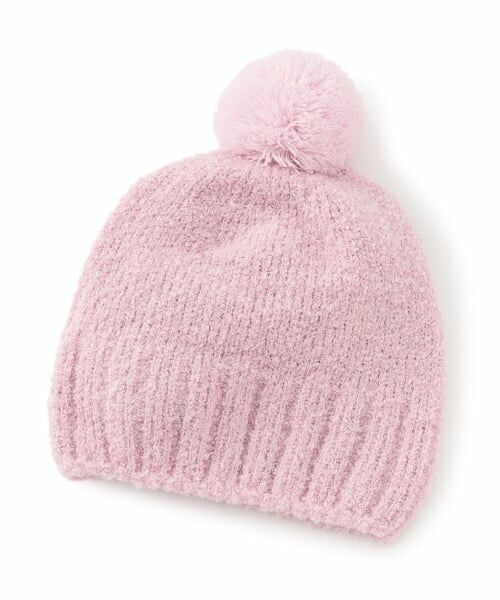 mezzo piano / メゾピアノ ニットキャップ | ボアウサギマスコットつき　マシュマロニット帽 | 詳細1