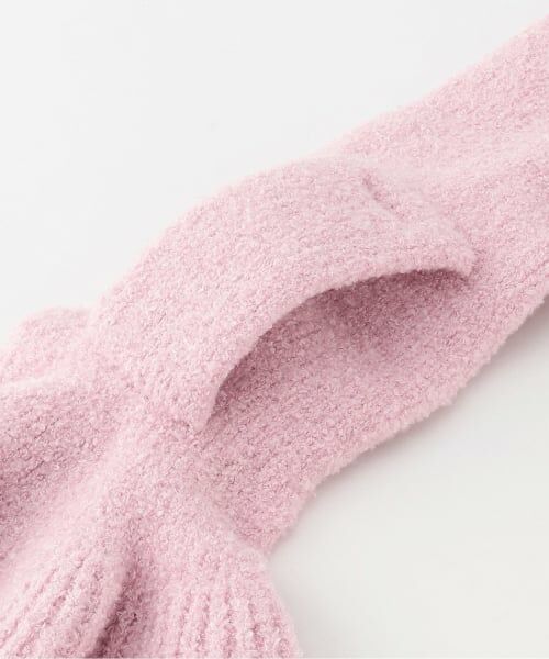 mezzo piano / メゾピアノ マフラー・ショール・スヌード・ストール | ボアウサギマスコットつき　マシュマロニットマフラー | 詳細3