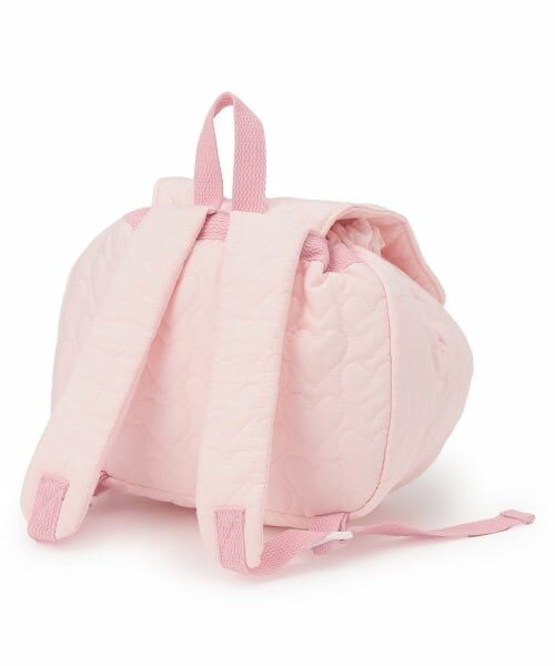 mezzo piano / メゾピアノ リュック・バックパック | ウサギマスコットつき　ハートキルトリュック | 詳細1