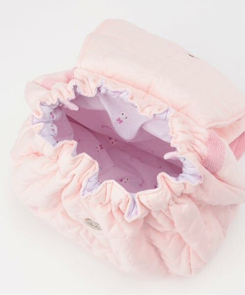 mezzo piano / メゾピアノ リュック・バックパック | ウサギマスコットつき　ハートキルトリュック | 詳細4