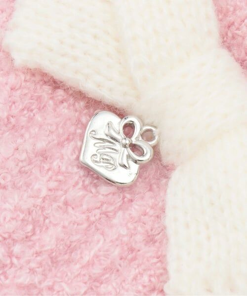 mezzo piano / メゾピアノ 手袋 | リボン　マシュマロニット　手袋 | 詳細1