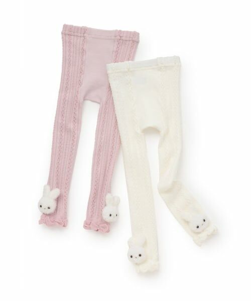 mezzo piano / メゾピアノ レギンス・スパッツ | ボアウサギマスコットつき　レギンス | 詳細6