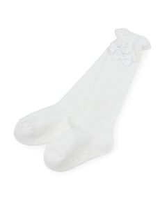 mezzo piano / メゾピアノ ソックス | リボンつき　ハイソックス