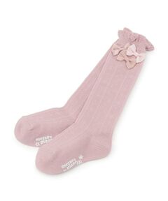 mezzo piano / メゾピアノ ソックス | リボンつき　ハイソックス