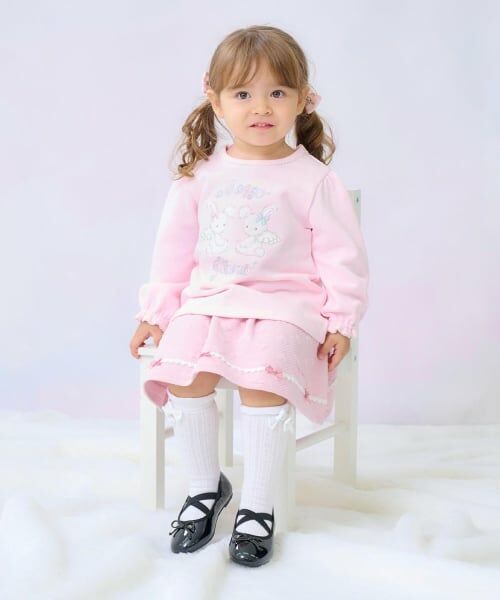 mezzo piano / メゾピアノ ミニ・ひざ丈スカート | ハートジャガード　スカート | 詳細11