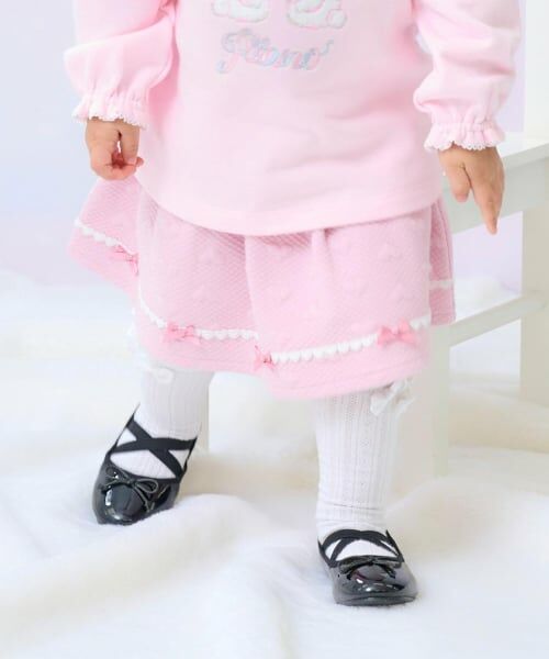 mezzo piano / メゾピアノ ミニ・ひざ丈スカート | ハートジャガード　スカート | 詳細9