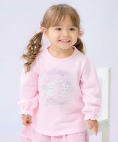 mezzo piano / メゾピアノ スウェット | エンジェルウサギ刺しゅう　トレーナー