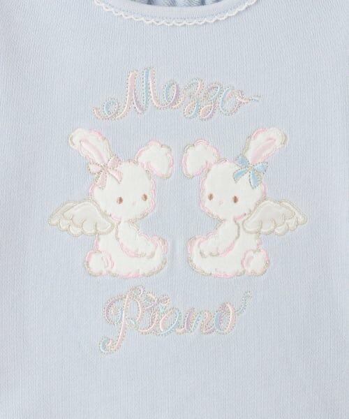 mezzo piano / メゾピアノ スウェット | エンジェルウサギ刺しゅう　トレーナー | 詳細3