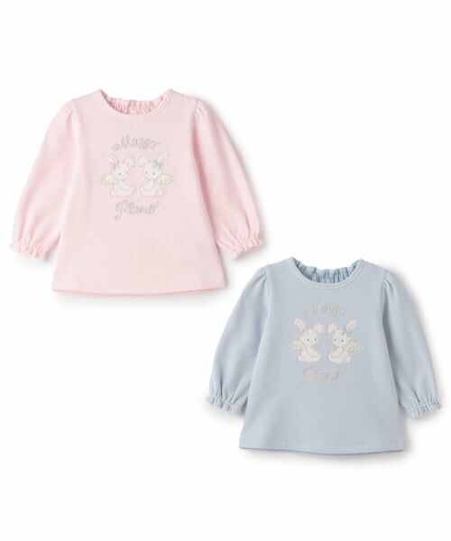 mezzo piano / メゾピアノ スウェット | エンジェルウサギ刺しゅう　トレーナー | 詳細7