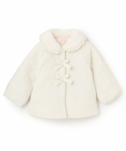 mezzo piano / メゾピアノ ブルゾン | うさぎキルトブルゾン　（オフ ホワイト）