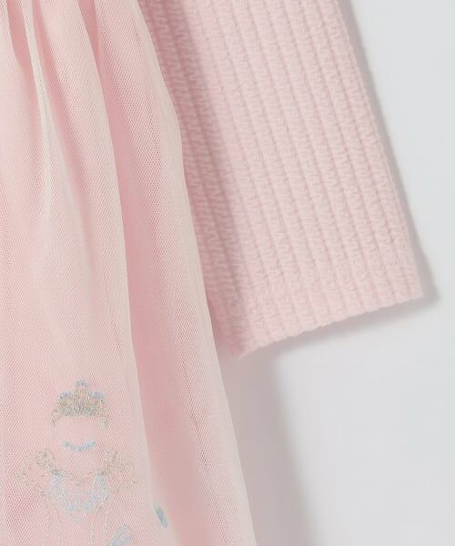 mezzo piano / メゾピアノ ベビー・キッズウエア | ドレス刺しゅうドッキングワンピース　ブルマセット | 詳細6