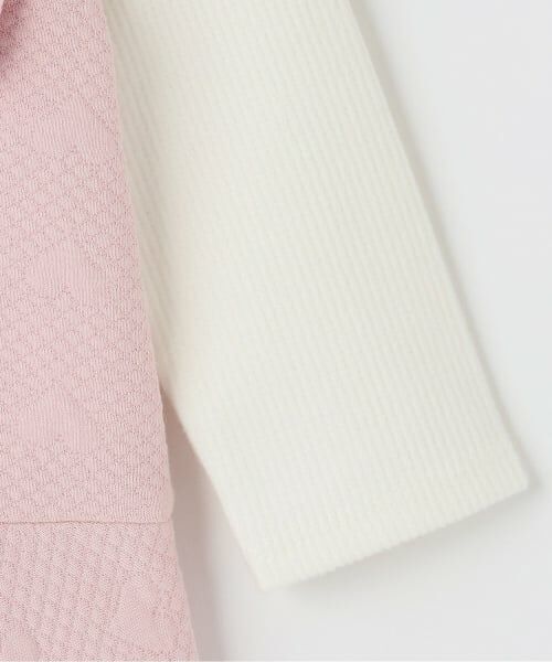 mezzo piano / メゾピアノ ミニ丈・ひざ丈ワンピース | ウサギアップリケ　ハートジャガードワンピース | 詳細6