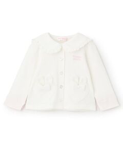 mezzo piano / メゾピアノ カーディガン・ボレロ | うさ耳セーラー衿　長袖カーディガン