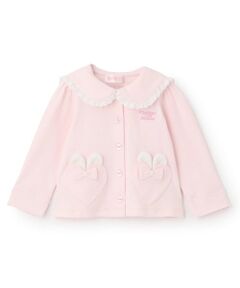 mezzo piano / メゾピアノ カーディガン・ボレロ | うさ耳セーラー衿　長袖カーディガン