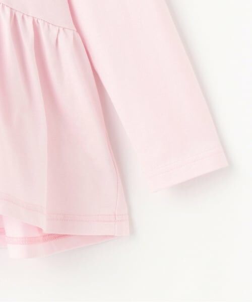 mezzo piano / メゾピアノ Tシャツ | イチゴ刺しゅう ペプラム長袖Tシャツ | 詳細5