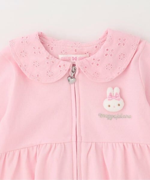 mezzo piano / メゾピアノ パーカー | ウサギマスコットつきうさ耳ジップパーカ | 詳細2