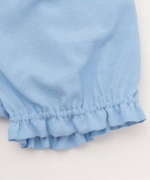 mezzo piano / メゾピアノ ミニ丈・ひざ丈ワンピース | ウサギマスコット付　ティアードワンピース＆ブルマセット | 詳細10