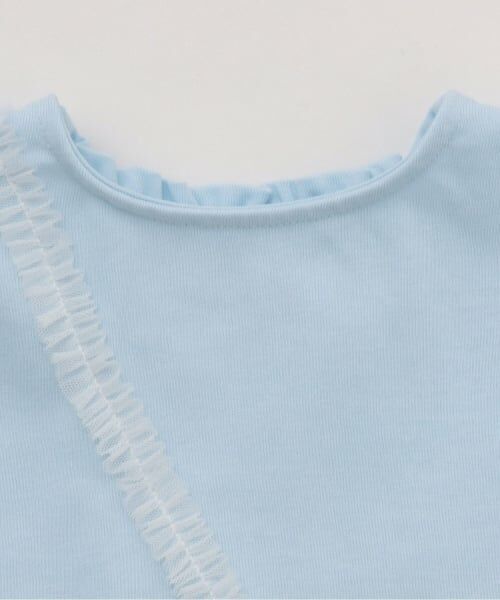 mezzo piano / メゾピアノ ミニ丈・ひざ丈ワンピース | ウサギマスコット付　ティアードワンピース＆ブルマセット | 詳細3