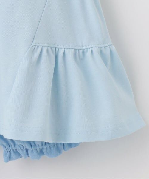 mezzo piano / メゾピアノ ミニ丈・ひざ丈ワンピース | ウサギマスコット付　ティアードワンピース＆ブルマセット | 詳細7