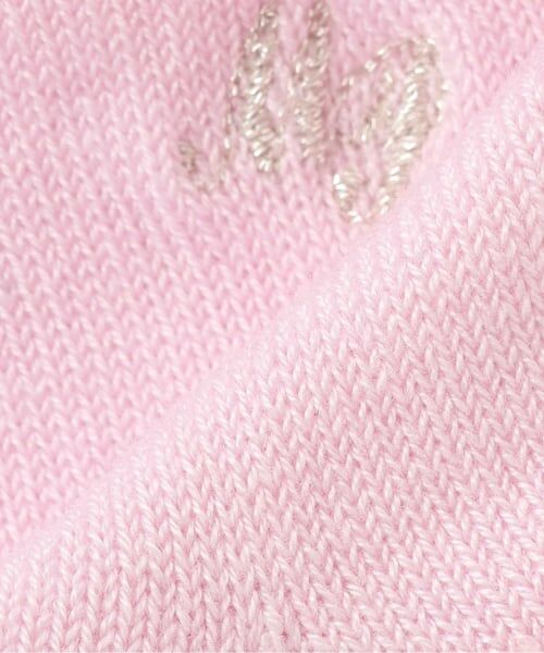 mezzo piano / メゾピアノ ソックス | フリル　ロゴ刺しゅうソックス【日本製】 | 詳細4