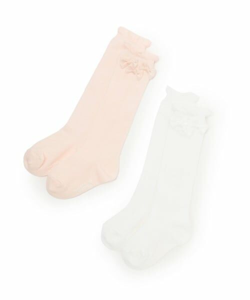 mezzo piano / メゾピアノ ソックス | リボンイッパイ　ハイソックス【日本製】 | 詳細4