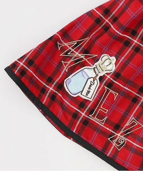 mezzo piano / メゾピアノ ミニ・ひざ丈スカート | 【人気商品再入荷】【直営店で取り扱い無し】アリスモチーフ　チェックスカート | 詳細6