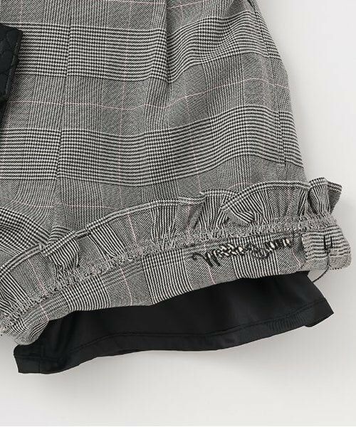 mezzo piano / メゾピアノ ショート・ハーフ・半端丈パンツ | 【人気商品再入荷】【直営店で取り扱い無し】グレンチェックショートパンツ　ポーチつき | 詳細10
