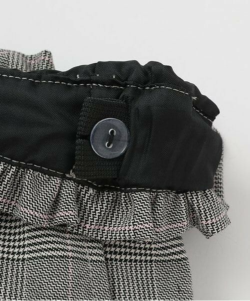 mezzo piano / メゾピアノ ショート・ハーフ・半端丈パンツ | 【人気商品再入荷】【直営店で取り扱い無し】グレンチェックショートパンツ　ポーチつき | 詳細3