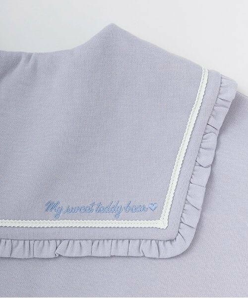 mezzo piano / メゾピアノ Tシャツ | 【人気商品再入荷】【直営店で取り扱い無し】クマポケット セーラ-カラー長袖Tシャツ | 詳細8