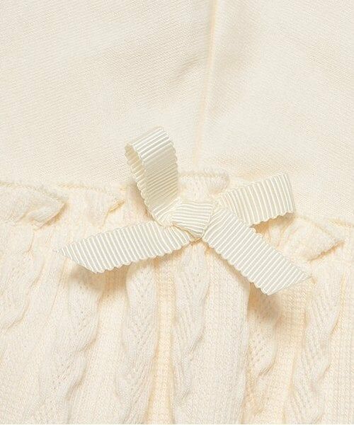 mezzo piano / メゾピアノ Tシャツ | 【人気商品再入荷】【直営店で取り扱い無し】ウサギアップリケ　ケーブル長袖Ｔシャツ | 詳細5