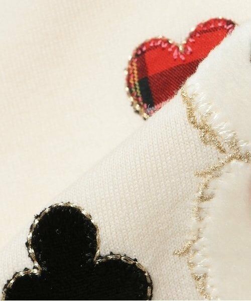 mezzo piano / メゾピアノ Tシャツ | 【人気商品再入荷】【直営店で取り扱い無し】ウサギアップリケ　ケーブル長袖Ｔシャツ | 詳細7