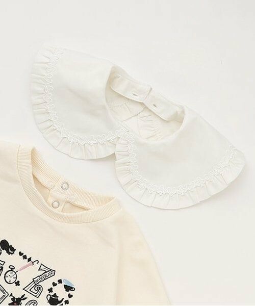 mezzo piano / メゾピアノ スウェット | 【人気商品再入荷】【直営店で取り扱い無し】衿つきロゴトレーナー | 詳細3