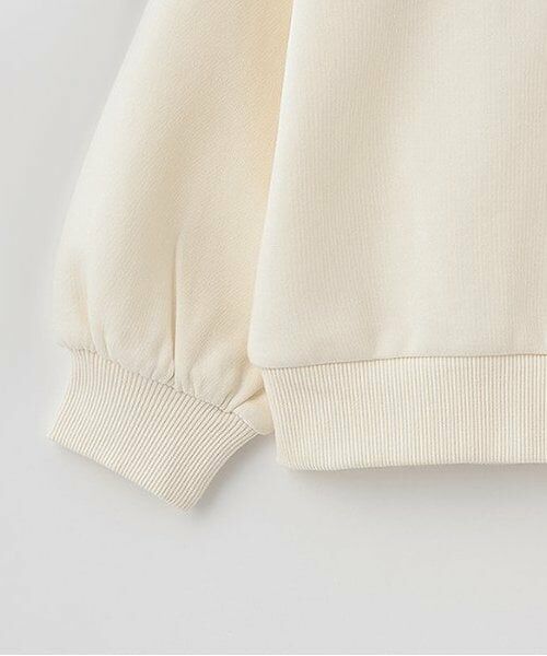 mezzo piano / メゾピアノ スウェット | 【人気商品再入荷】【直営店で取り扱い無し】衿つきロゴトレーナー | 詳細6