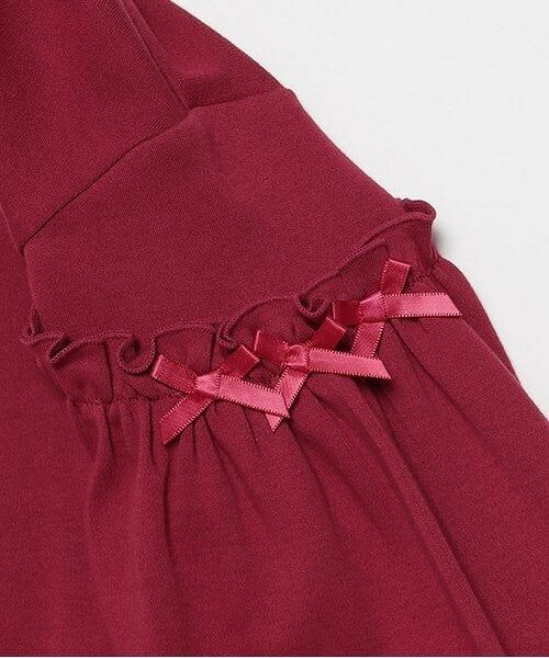 mezzo piano / メゾピアノ Tシャツ | 【人気商品再入荷】【直営店で取り扱い無し】LT クマ 袖切替フリル | 詳細6