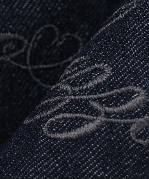 mezzo piano / メゾピアノ ミニ丈・ひざ丈ワンピース | 【人気商品再入荷】【直営店で取り扱い無し】フロントジップ裾ロゴ　ジャンパースカート | 詳細11