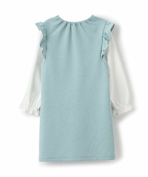 mezzo piano / メゾピアノ ミニ丈・ひざ丈ワンピース | ★クマポシェット風　袖切替カットワンピース | 詳細1