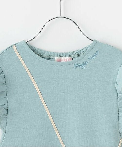 mezzo piano / メゾピアノ ミニ丈・ひざ丈ワンピース | ★クマポシェット風　袖切替カットワンピース | 詳細2