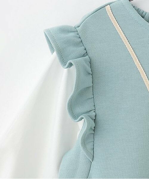 mezzo piano / メゾピアノ ミニ丈・ひざ丈ワンピース | ★クマポシェット風　袖切替カットワンピース | 詳細5